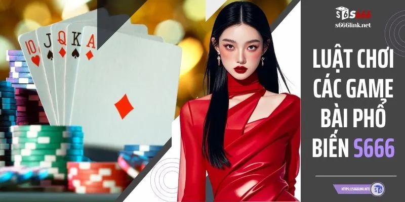 Luật Chơi Các Game Bài Phổ Biến S666 Dễ Hiểu, Đơn Giản